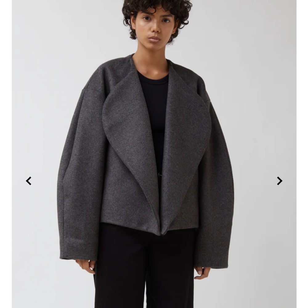 Toteme Charcoal Cape Jacket